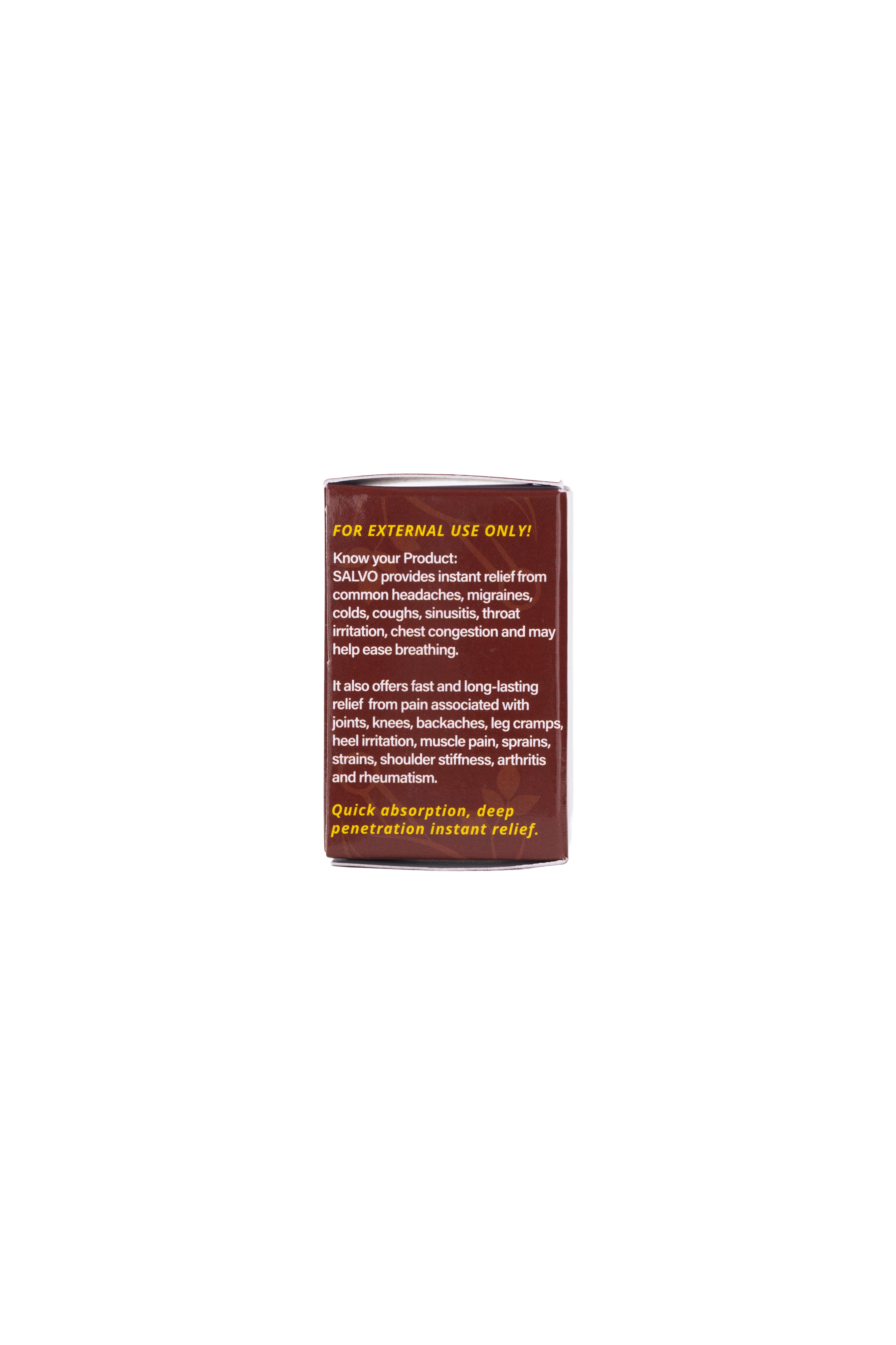 Salvo Balm - Soft on Skin Strong On Pain