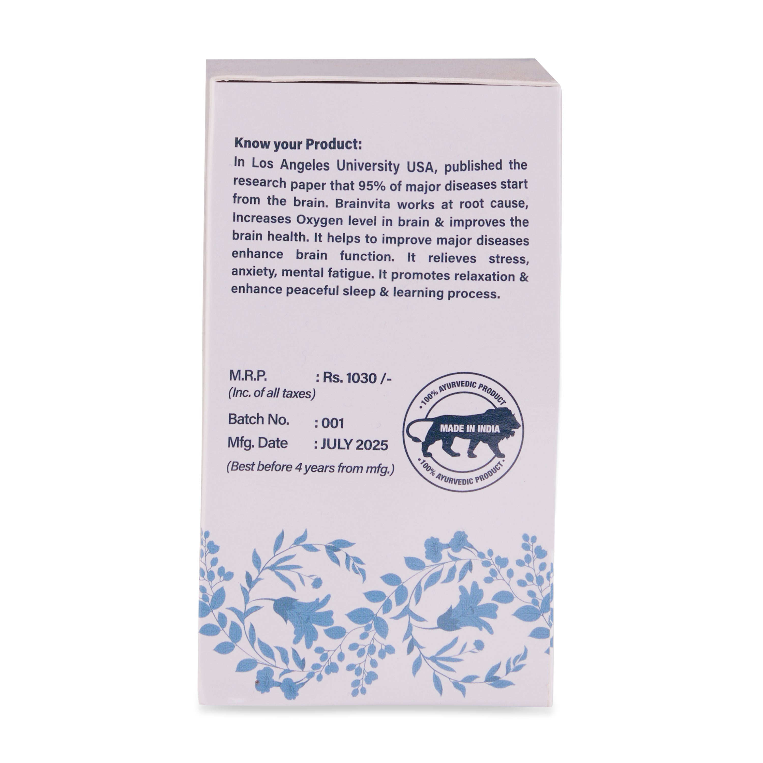 BrainVita Capsule  - Improve Brain Health